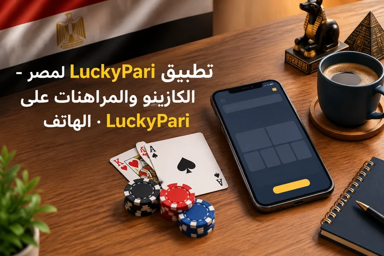 تطبيق LuckyPari لمصر - الكازينو والمراهنات على الهاتف