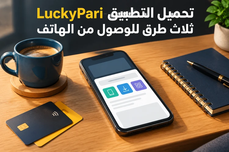 LuckyPari تحميل التطبيق - ثلاث طرق للوصول من الهاتف